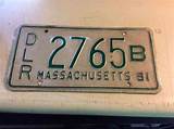 Photos of Massachusetts License Plates For Sale