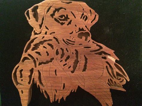 One Of My First Scroll Saw Pieces X Post From Rwoodworking R