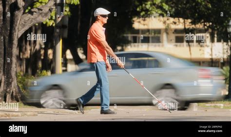 Blind People Crossing Hi Res Stock Photography And Images Alamy
