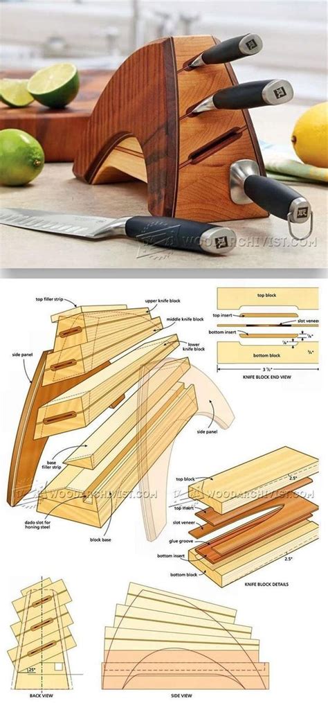 Woodworking Knife Block Plan Ofwoodworking