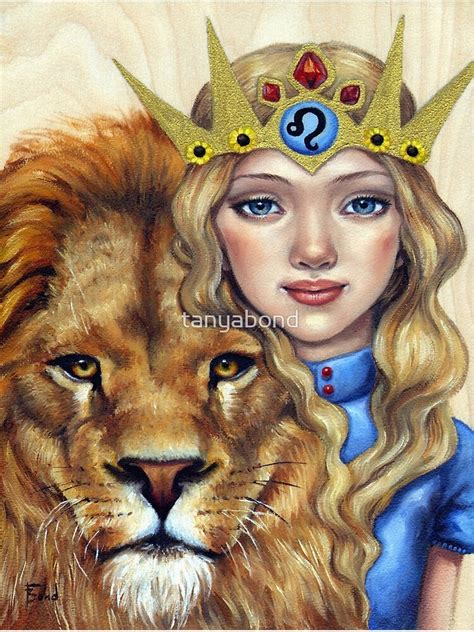 Leo Girl Art Print For Sale By Tanyabond Redbubble