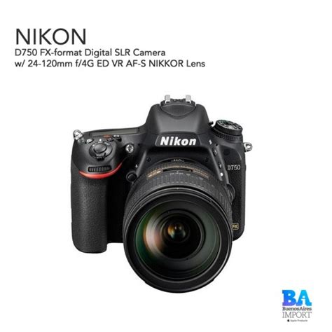 Nikon D750 Fx Format Digital Slr Camera W 24 120mm F4g Ed Vr Af S