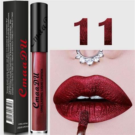 Buy Sexy Liquid Lipstick Sexy Red Lip Tint Waterproof Velvet Makeup Long