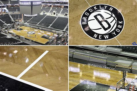 Brooklyn Nets Unveil Herringbone Basketball Court Sole Collector