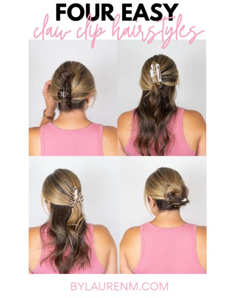 Claw Clip Hairstyles How To Wear A Claw Clip By Lauren M