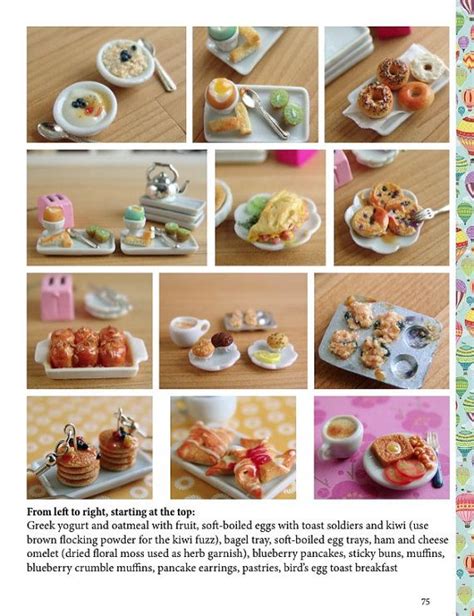 Miniature Food Tutorial How To Sculpt Miniature Breakfast Etsy