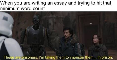 Minimum Word Count Rogue One A Star Wars Story Know Your Meme