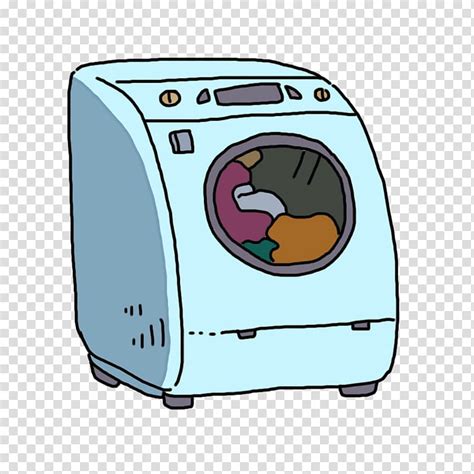Washing Machine Toaster Cartoon Transparent Background Png Clipart Hiclipart