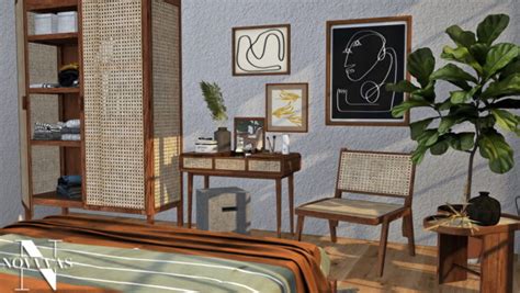 Boho Bedroom From Novvas • Sims 4 Downloads