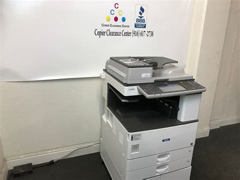 Ricoh Savin Aficio Mp 2852 Black And White Copier Printer Scanner Fax