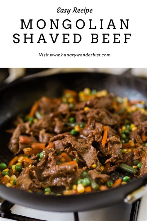 It is easy to prepare and takes normal preparation time. Simple Mongolian Shaved Beef Recipe