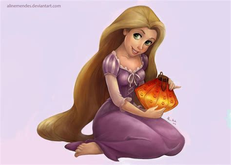 Rapunzel By Alinemendes Disney Fan Art Disney Tangled Walt Disney