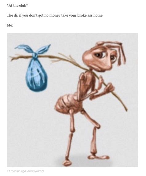 Sad Ant With Bindle Sad Ant With Bindle Know Your Meme