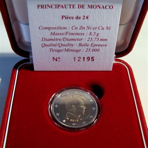2 Euros Albert Ii 2e Carte Monaco Numista