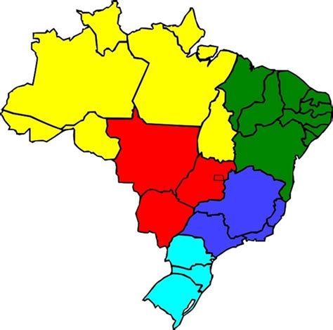 Divisão Político Administrativa Do Brasil Resumo Escolar