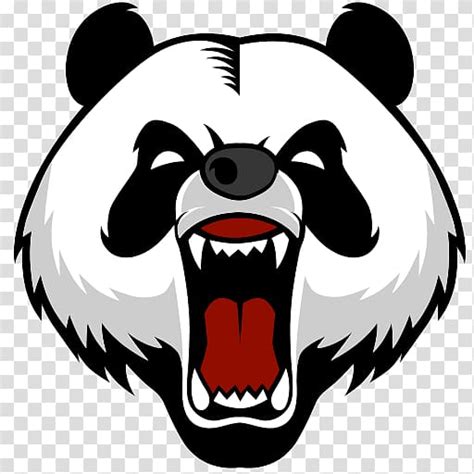 Giant Panda Bear Logo Decal Bear Transparent Background Png Clipart