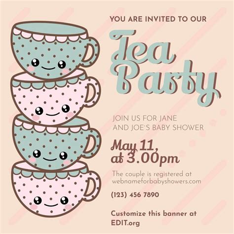 Free Printable Tea Party Invitations
