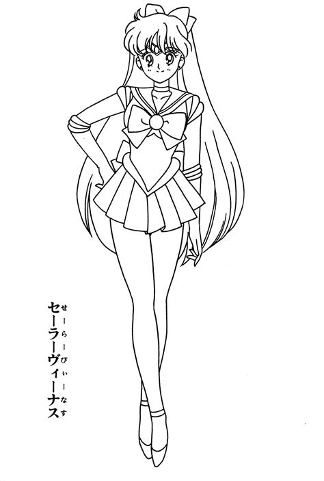 Sailor Moon 50442 Dibujos Animados Dibujos Para Colorear E