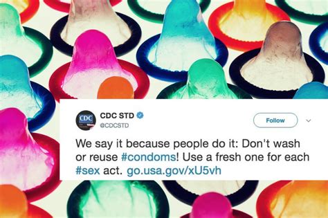 Cdc Tweet Tells People Not To Reuse Condoms During Sex
