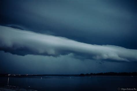 Thunderstorm Roll Cloud Forms In The Sky Of Nizhny Novgorod Strange