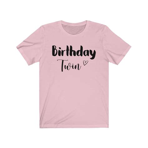 Birthday Twin T Shirt Birthday Twins Shirt Birthday Squad Etsy