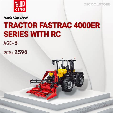 Tractor Fastrac 4000er Series With Rc Mould King 17019 Official Store