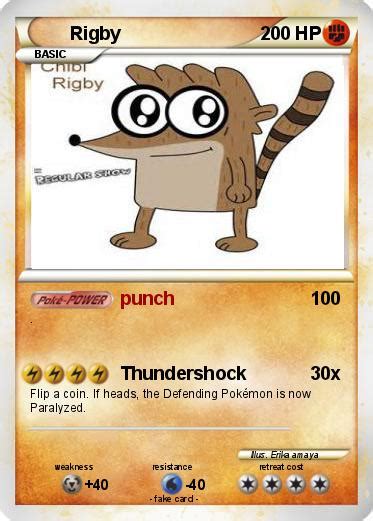 Pokémon Rigby 513 513 Punch My Pokemon Card