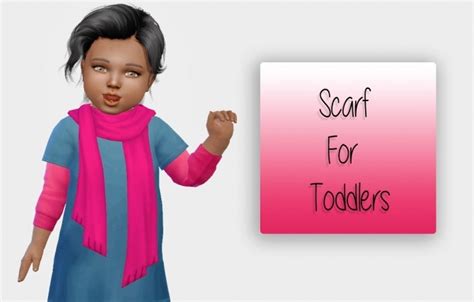 Scarf For Toddlers At Simiracle Sims 4 Updates