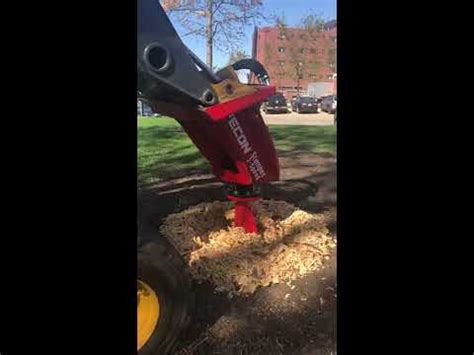 New Fecon Stumpex Speed Stump Grinder Attachment Youtube