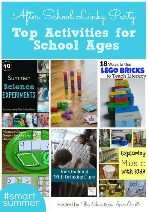 Top Activities For School Ages After School Linky Party Week 28 The