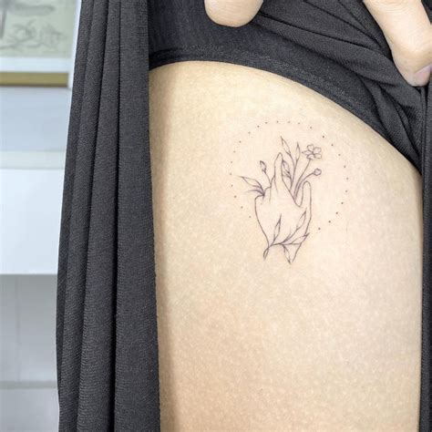 Discover 82 Aesthetic Minimalist Thigh Tattoos Super Hot Vn