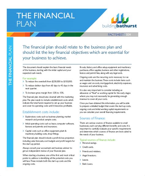 Financial Plan 11 Examples Format Pdf Examples