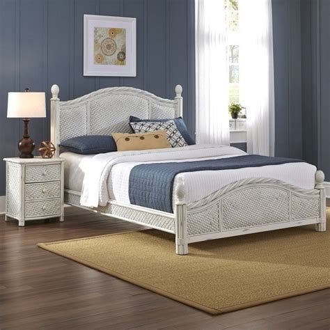 Check out our rattan furniture selection for the very best in unique or custom, handmade pieces from our shops. 2 Piece Wicker Bedroom Set in White - 5548-X018