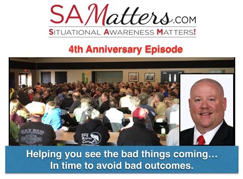 Episode 211 4th Anniversary Episode Situational Awareness Matters™