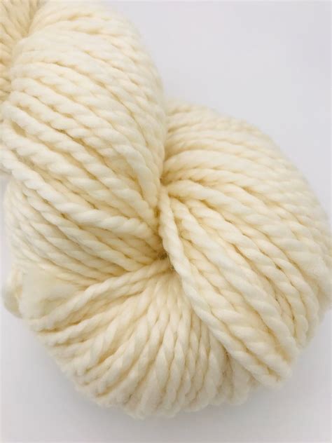Bulky Merino Wool Undyed Yarn Natural Super Chunky Bare Yarn Etsy