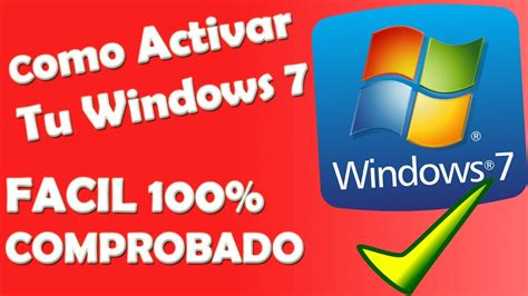 Como Activar Windows 7 Original 100 Comprobado Fácil Y Rápido