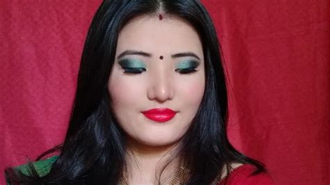 Durga Puja Makeup Tutorial Nepali Dashain Makeup Looks Beginners