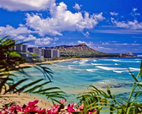 Waikiki Beach Oahu Desktop Wallpaper Hd 2560x1600