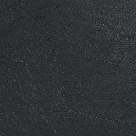 Black Onyx Leather Texture Vinyl Upholstery Fabric