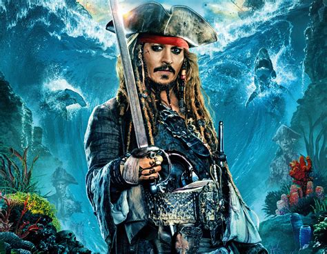 Johnny Depp as Jack Sparrow In Pirates Of The Caribbean Dead Men Tell No Tales Wallpaper, HD 