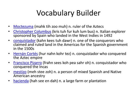 Ppt Vocabulary Builder Powerpoint Presentation Free Download Id
