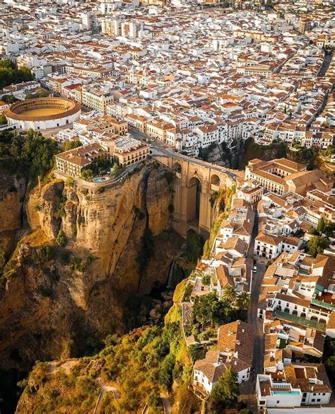 Arch Oskar On Instagram Aerial View Of Ronda And The Puente Nuevo