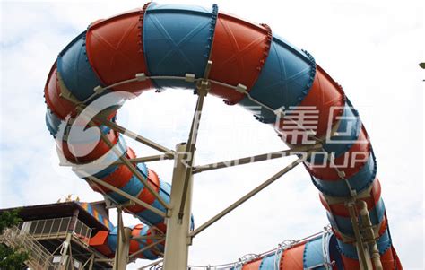 Commercial Anaconda Fiberglass Water Slides For Adventure Amusement