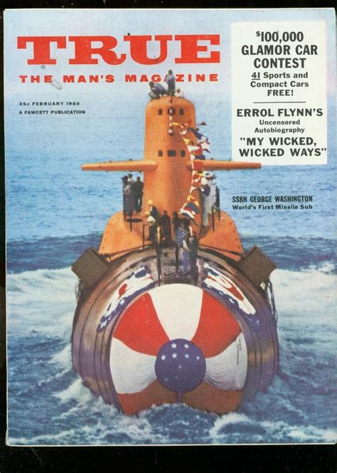 True Magazine Feb 1960 Errol Flynn Suicide On Wheels Fn At Amazons