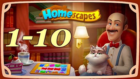 Homescapes Levels 1 10 Gameplay Story Youtube