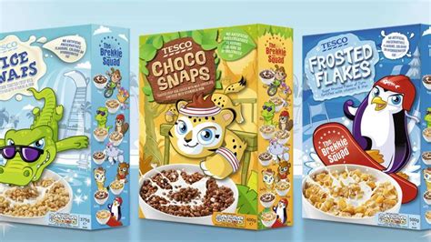 Tesco Kids Cereals Cereal Packaging Kids Cereal Cereal