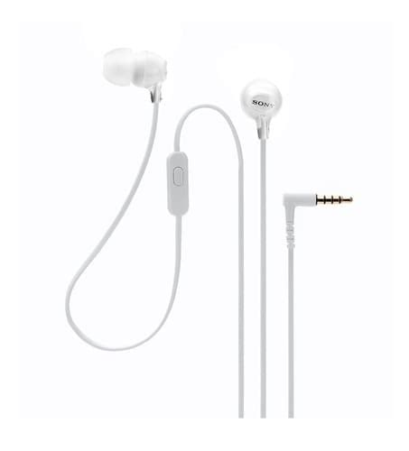 Sony In Ear Earbud Headphones With Mic Y Type Mdrex15ap