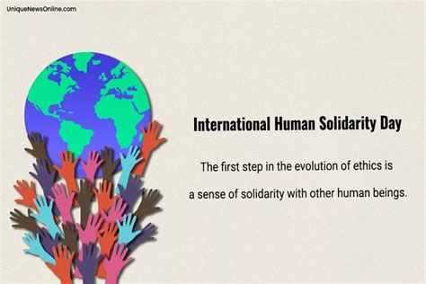 International Human Solidarity Day 2023 Theme Quotes Images Messages Posters Banners