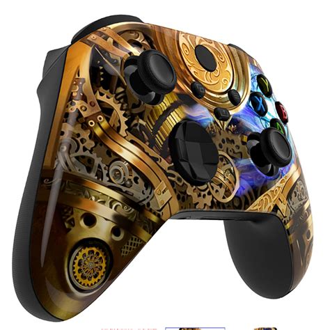 Xbox Series Sx Controller Front Faceplate Art Series Glossy Steampunk
