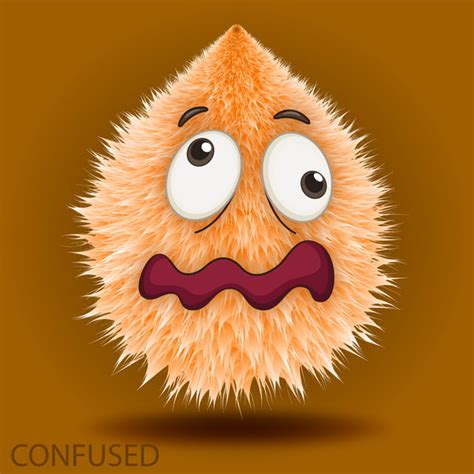 Confused Emoji Vector Png Images Confused Cute Cartoon Emoji Soft